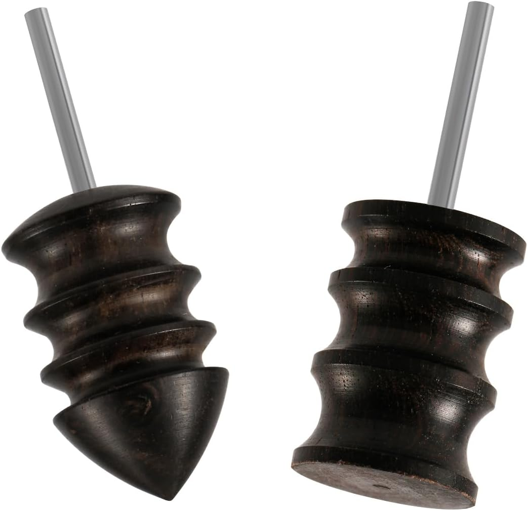 2Pcs Leather Slicker Burnishing Working Tool, 2 Styles Leather Edge Burnisher Leather Burnisher Pointed Tip Leather Burnishing Machine Accessories for Dremel Tool Leather Craft image number 4