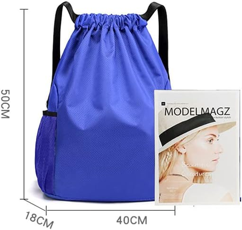 Sports Backpacks Large Capacity Waterproof Bag Stylish Sport Bag for Gym, Travel, and Outdoor Activities, Unisex, Oxford Material - Grey image number 2