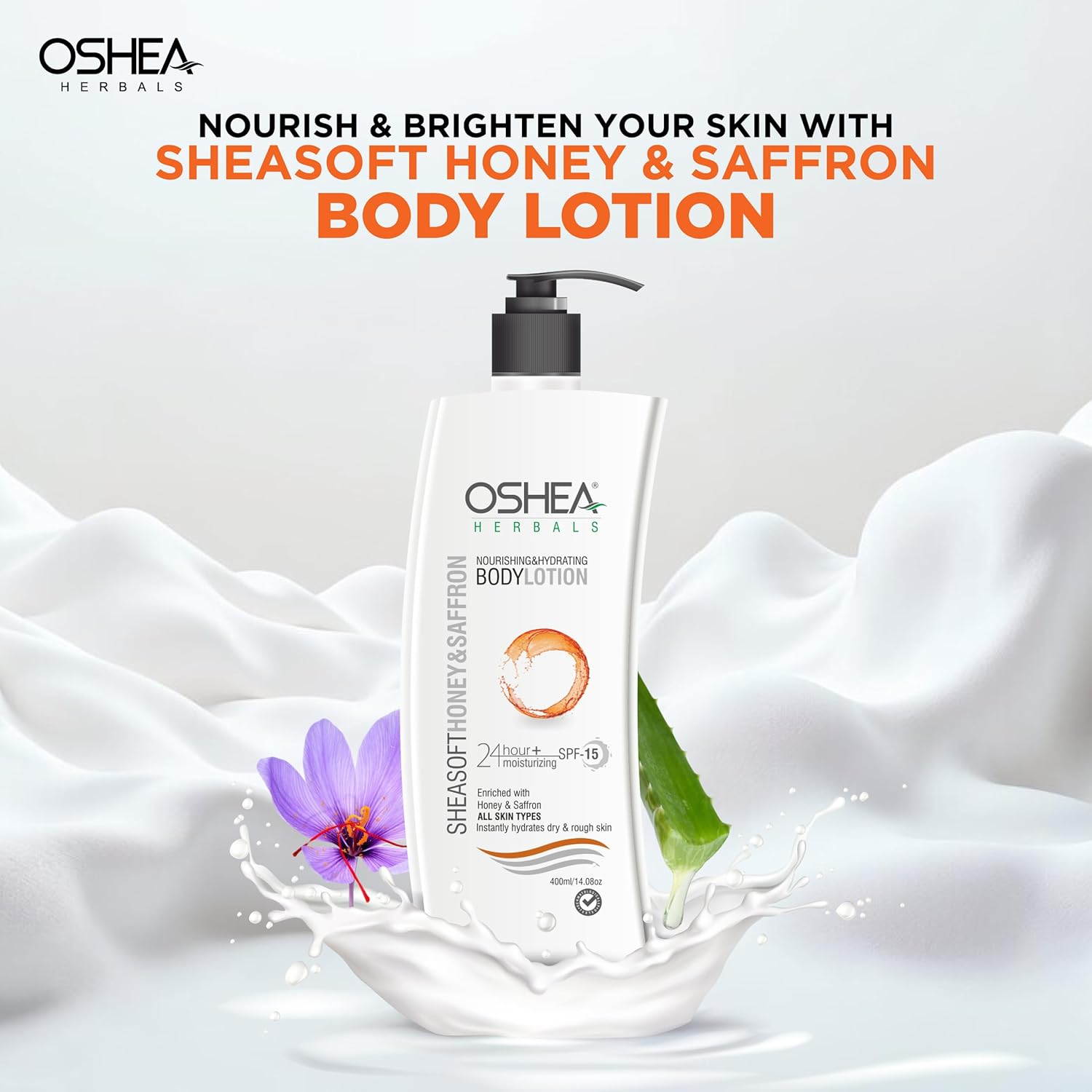 Oshea Herbals Sheasoft Honey & Saffron Body Lotion
