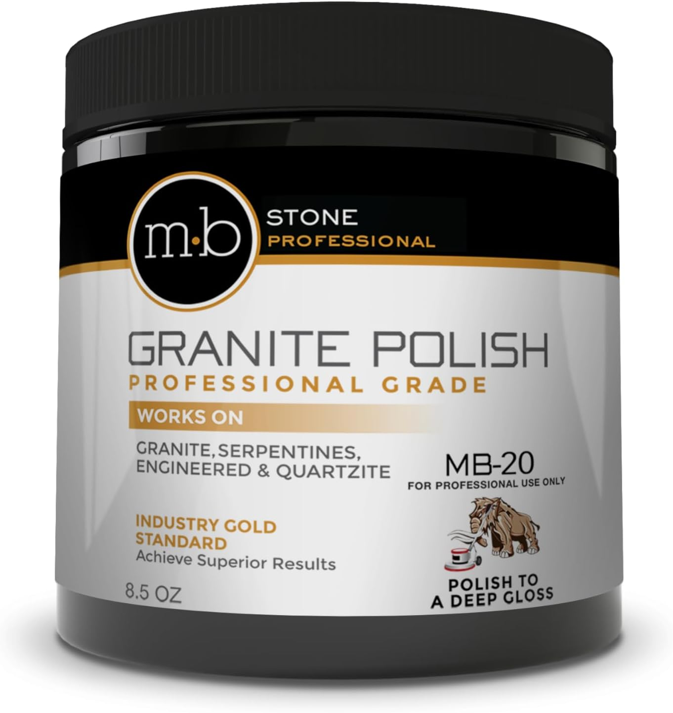 MB Stone Care - MB-20 Granite Polish (8.5 Oz. Jar) image number 3