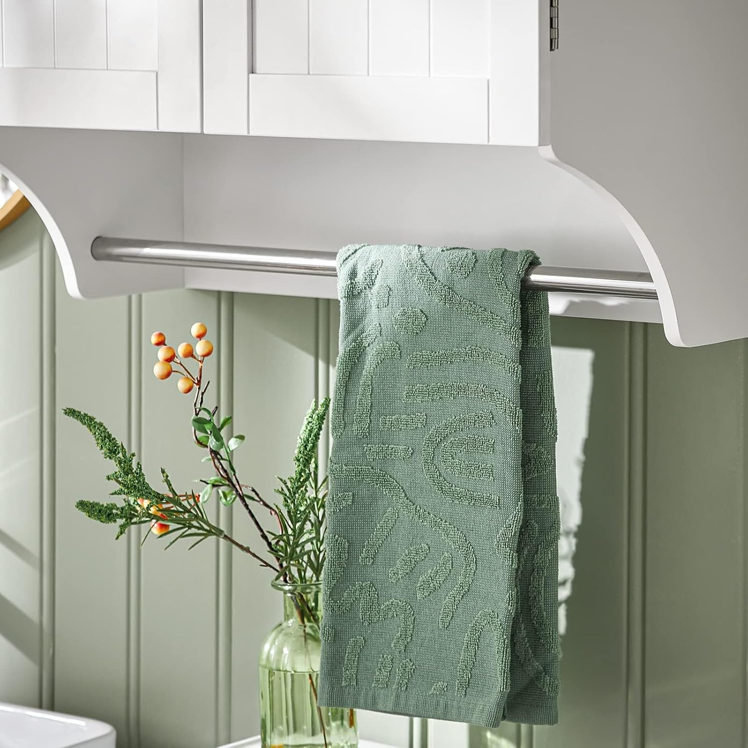 Sobuy Bathroom Furniture Wall Medicine Storage Cabinet Cupboard BZR84-W image number 2