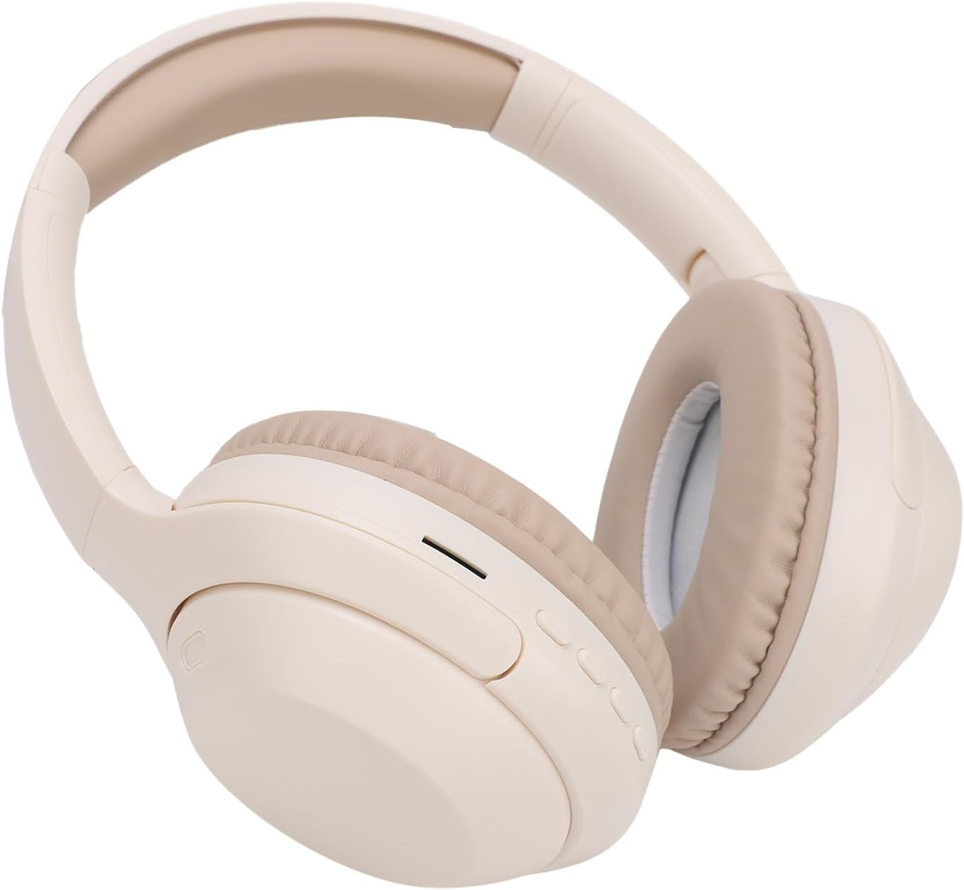 Elprico Wireless Bluetooth Headphones over Ear,Lightweight Folding Stereo Bass Bluetooth Headset with 3.5Mm Port,Long Playtime Bluetooth 5.3 Headphones for Travel Home Office (Black)