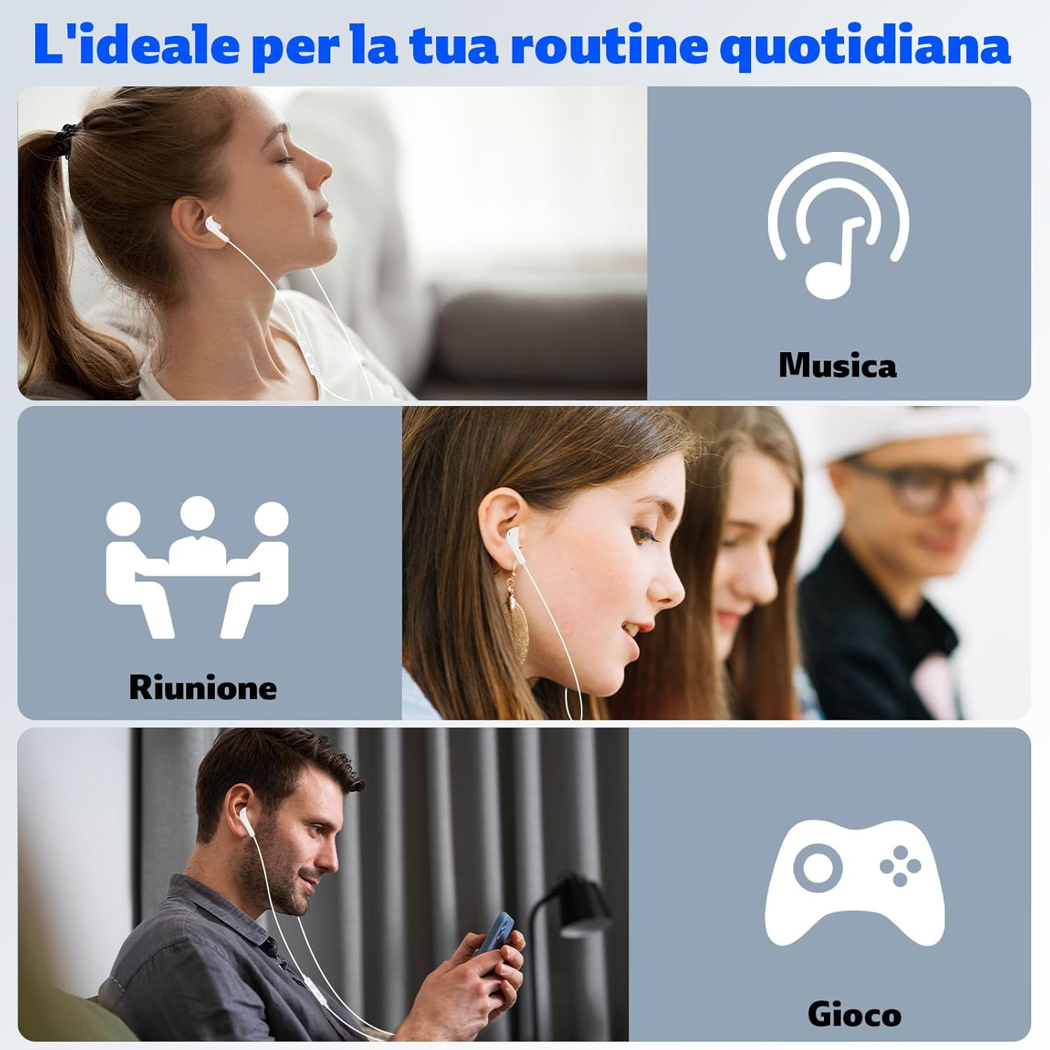 USB C Headphones with Microphone for Samsung Galaxy S25 Ultra S24 S23 S22 S21 A16 A56 A55 A36 Tab A9 In-Ear Type C Headphones with Cable for Iphone 16 15 Pro Max Ipad Pro Air Compatibility Google image number 2