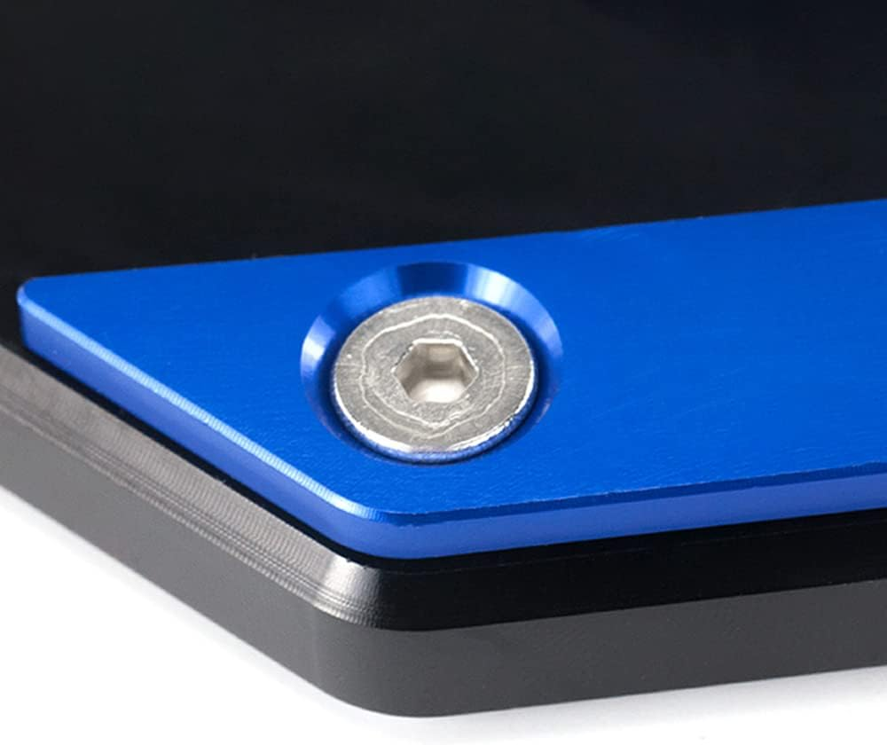 ESPEEDMTC for YAMAHA YZF-R3 2015-2020 Modified Side Stand Enlarger Plate Kickstand CNC Aluminum Alloy Enlarge Extension Accessories (Black) image number 4