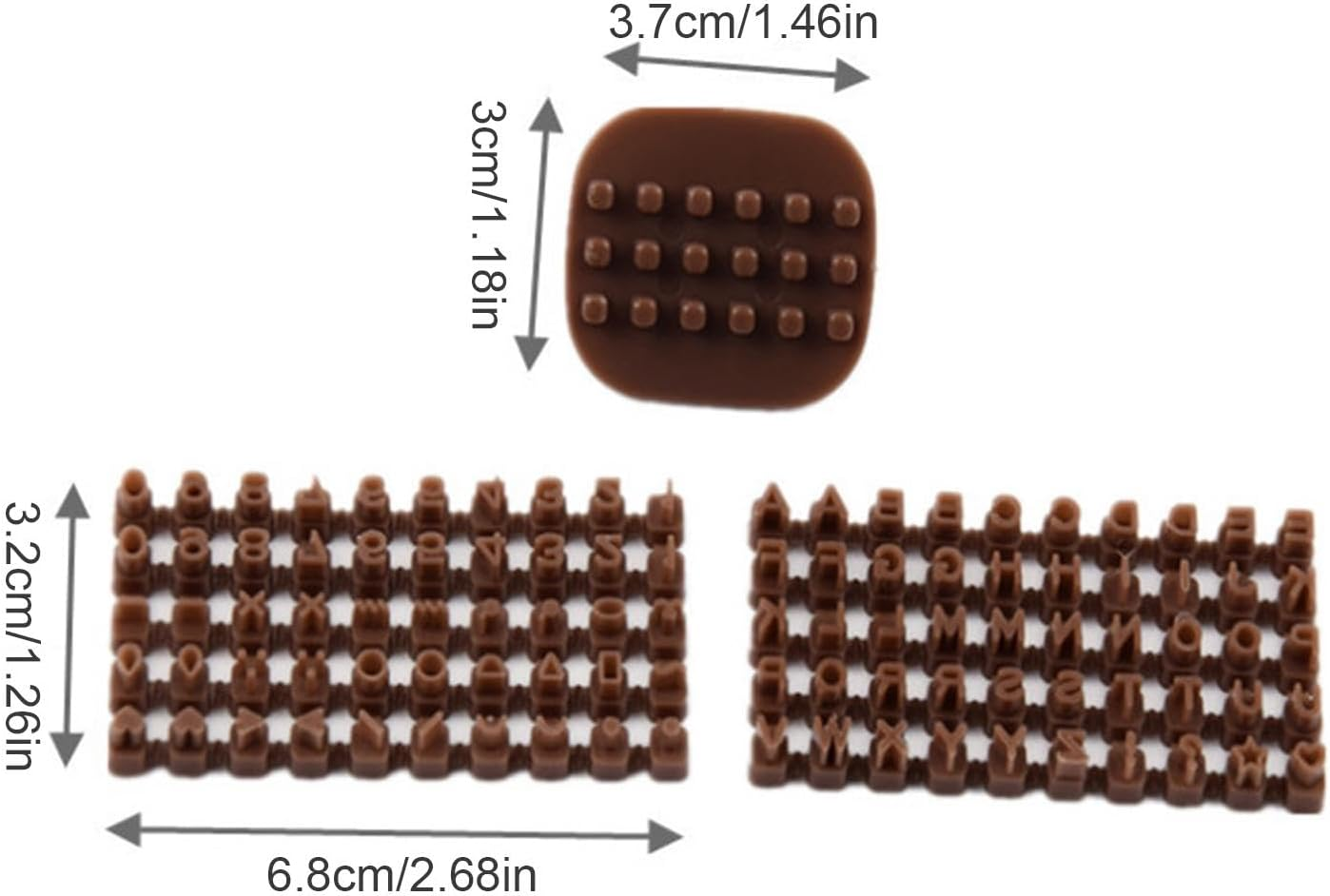 Letter Numbers Molds, Alphabet Cutters, 172 Pcs/Set Christmas Cookie Cutters Baking Molds, Creative Cookie Press, Funny Cookie Cutters for Fruit, Cookies, V image number 6