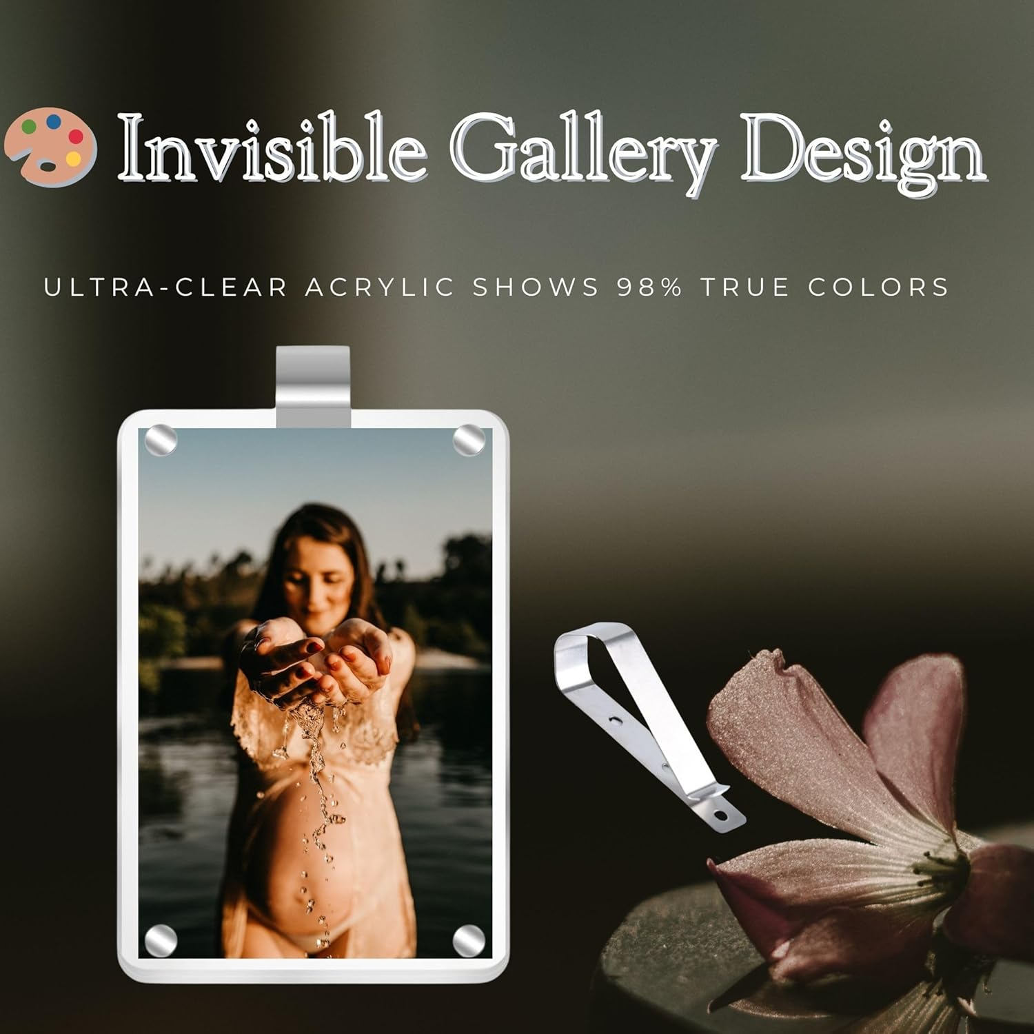 MOTOFITOOL Car Sun Visor Photo Holder, Car Visor Clip, Universal Magnetic Photo Clip, Car Picture Frame, Decorate Your Car Visor Clip with Personality, Transparent, 2.4X3.5 Inch image number 4