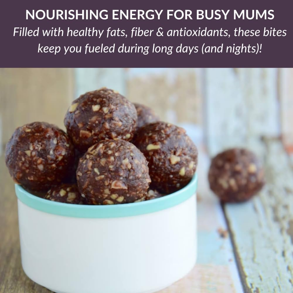 Yummy Mummy Food Company Lactation Bliss Balls | Breastfeeding Snack with Oats, Linseed & Millet | Milk Boosting Energy Balls for Mums | Healthy, No-Bake Postpartum Snack image number 2