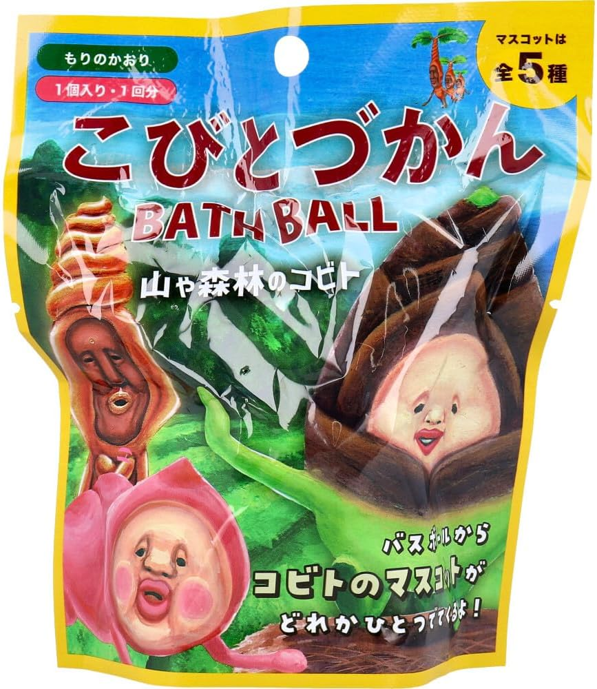 Nol Corporation OBKOB0201 Kobito Zukan Bath Ball Yamaya Shinrin