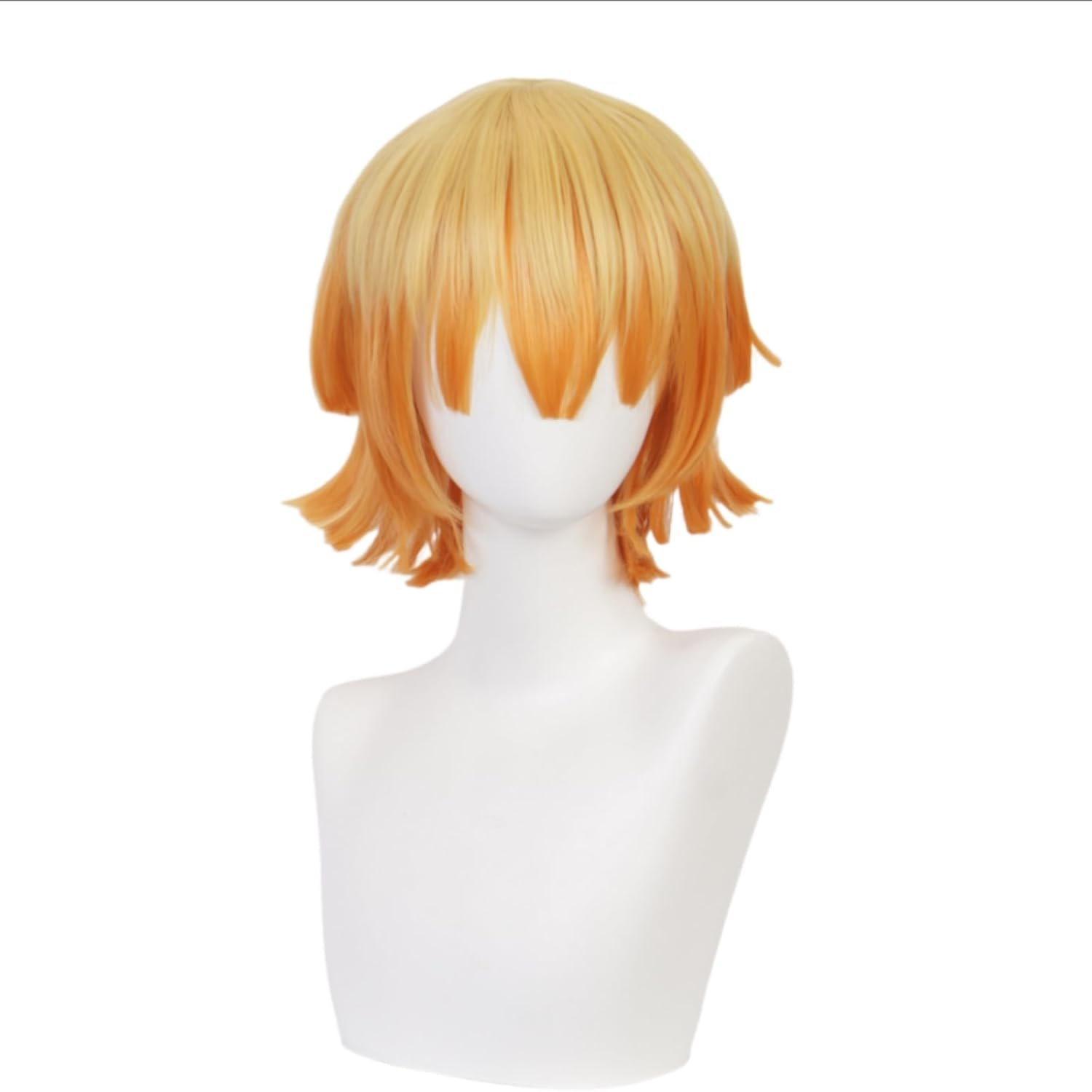 HAMISH Flame Hashira Rengoku Kyojuro Wig Cosplay Wig with Wig Cap Heat Resistant Synthetic Hair for Manga Anime Role Play for Festival, Holiday, Cosplay Party, Comic Exhibition