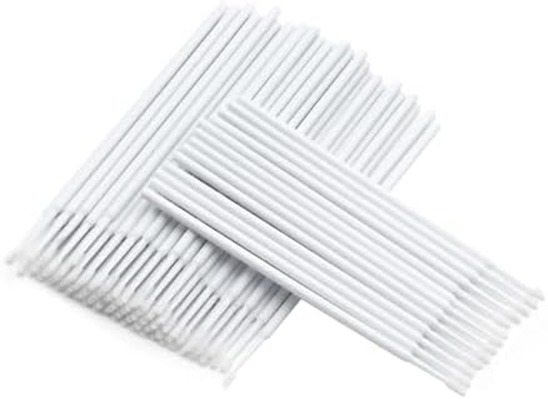 Touch up Paint Brushes for Automotive Paint Chip Repair Disposable Micro Applicators 1.2MM White 100PCS