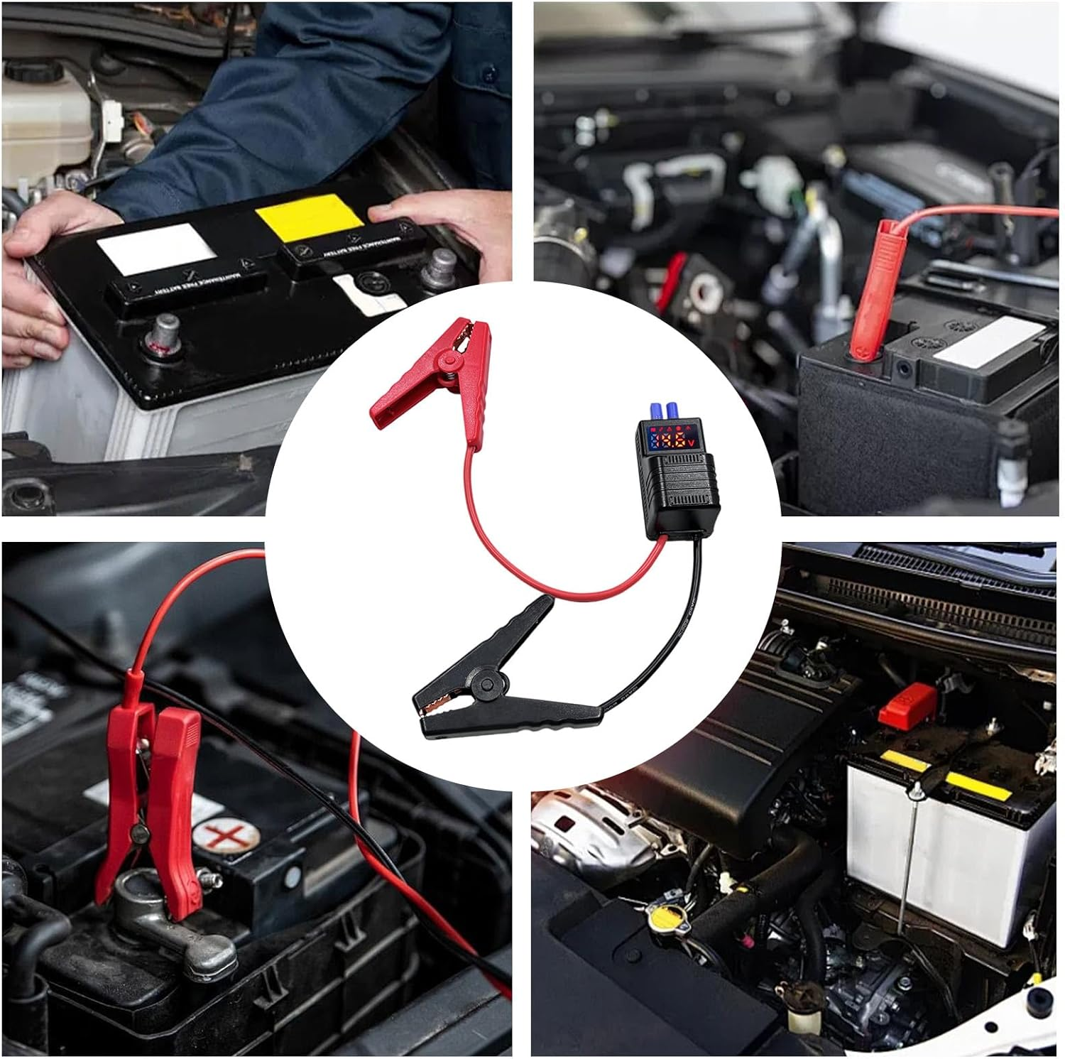 Car Jump Starter | Jumper Box | 650A Booster Reverse Polarity Protection for Boat Snowmobile Golf Cart Truck Commercial Vehicles Lawn Mower SUV RV image number 4