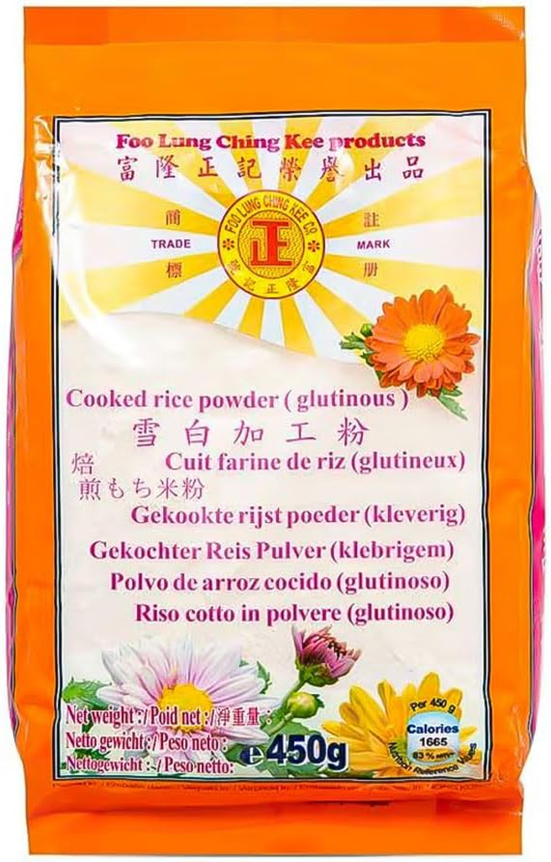 Foo Lung Ching Kee Cooked Rice Powder Glutinous Flour 450G image number 2