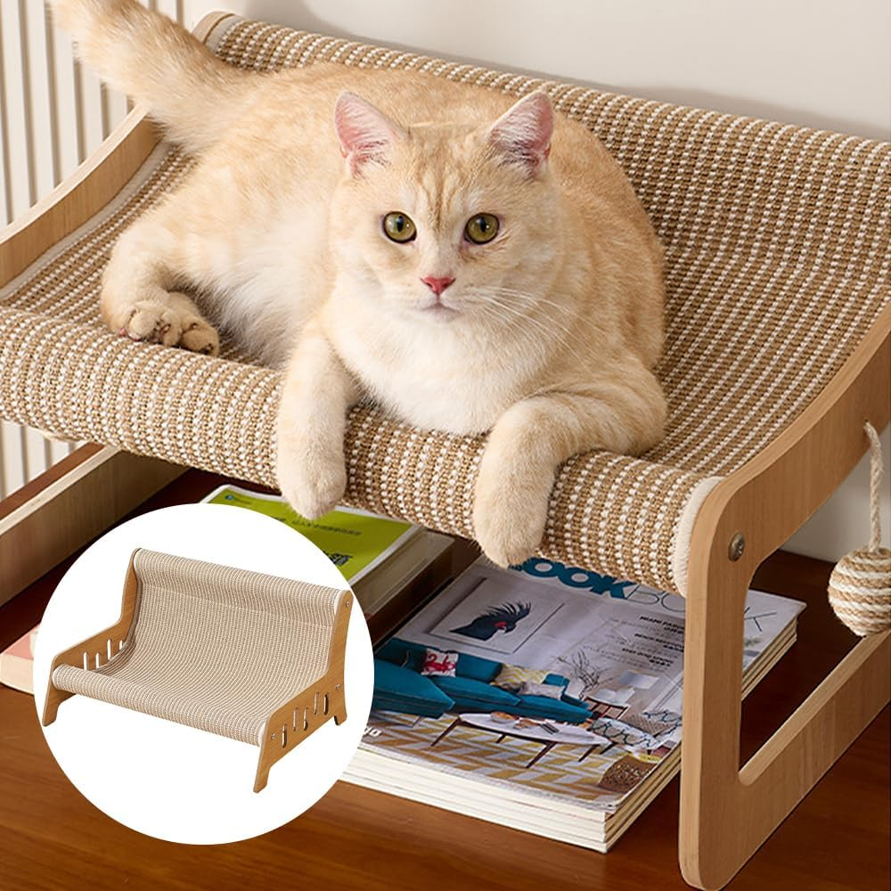 Cat Scratching Sofa Lounger with Minimalist Design, Extra Large Stylish Pet Furniture, Durable Scratch-Resistant Cat Bed, for Indoor Outdoor Pets Cats