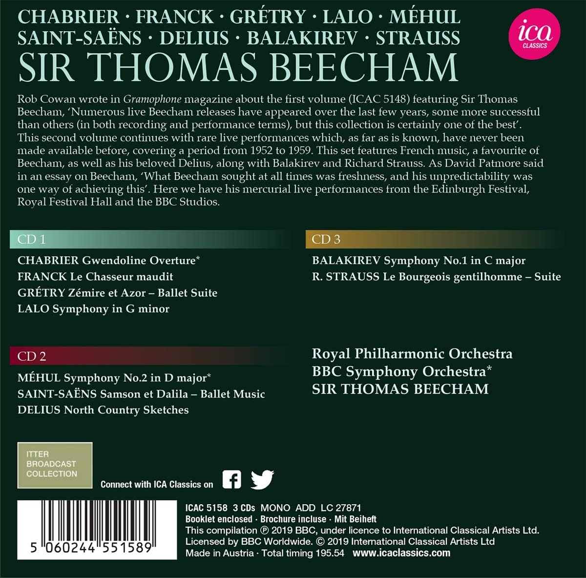 Sir Thomas Beecham, Vol. 2