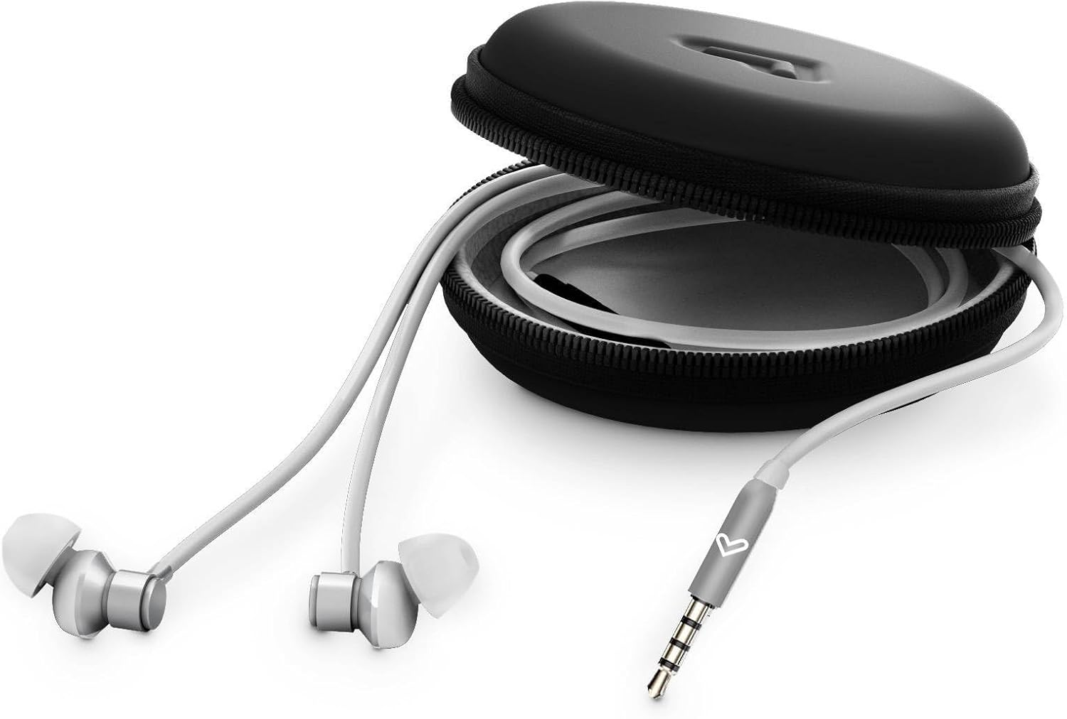 Energy Sistem Metallized 3.5Mm Aluminium Recycled Plastic In-Ear Headphones with Microphone - White image number 3