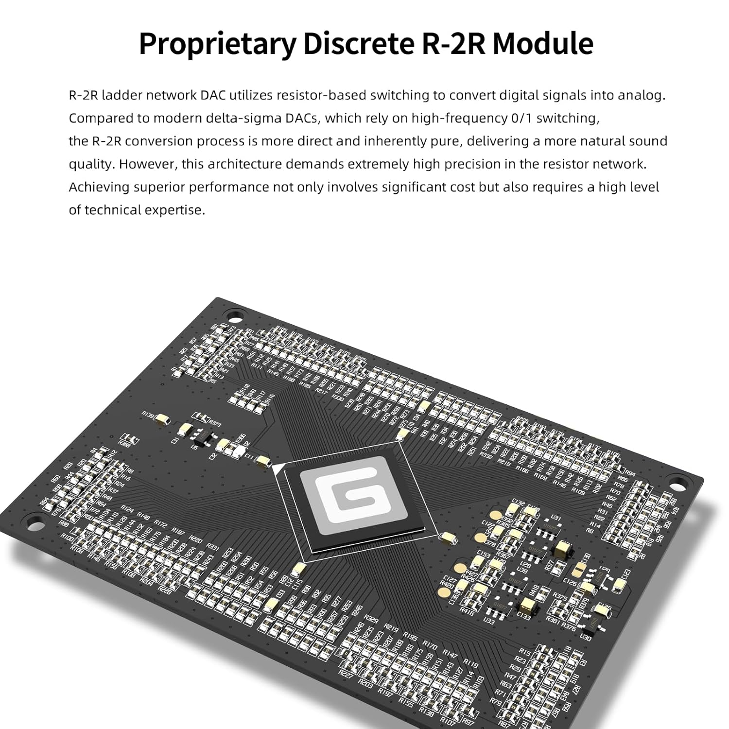 Gustard Audalytic DR70 Discrete R-2R DAC, Usb-C/Coaxial X2/Optical/Lan to RCA/XLR R2R Dacs, Native 1-Bit DSD Full Balnaced Digital-Analog Converter, Home Audio Network Streaming Decoder (Silver) image number 1