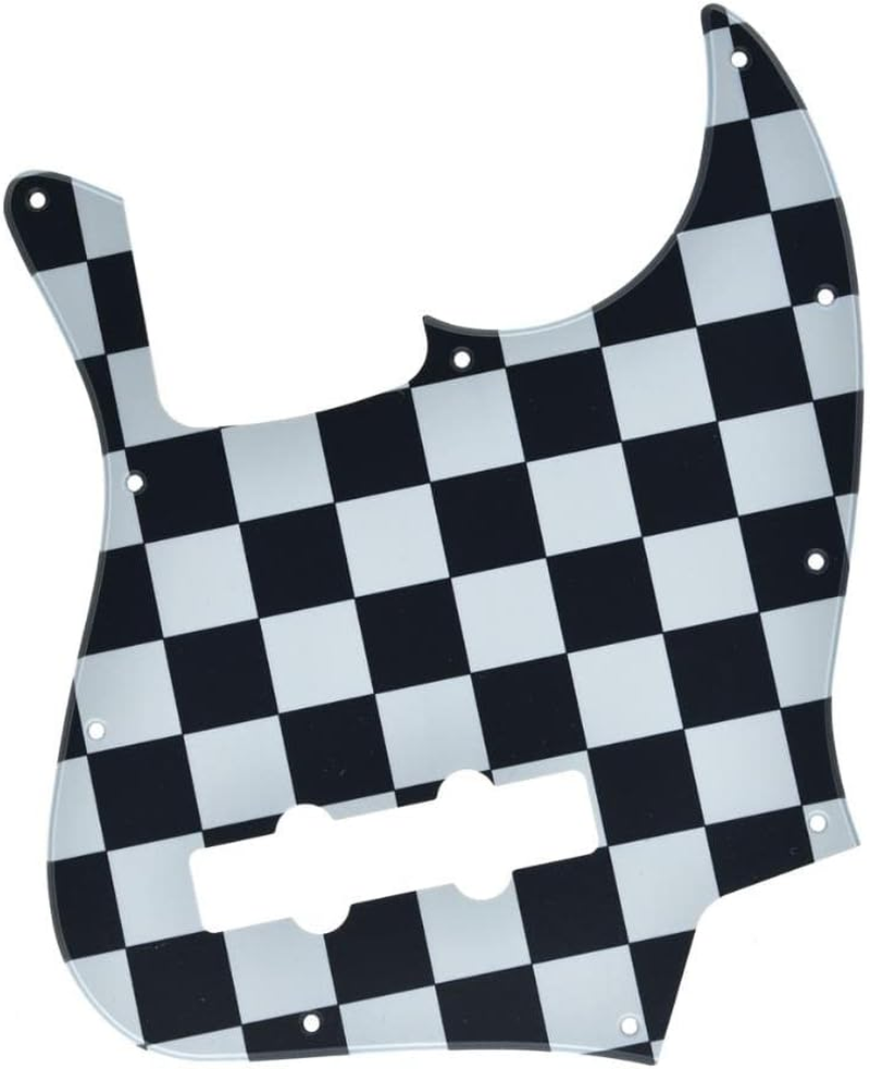 Dopro Jazz Bass 3D Printed Plastic Pickguard Fits Usa/Mexican 4 String Fender Jazz Bass Flower Pattern