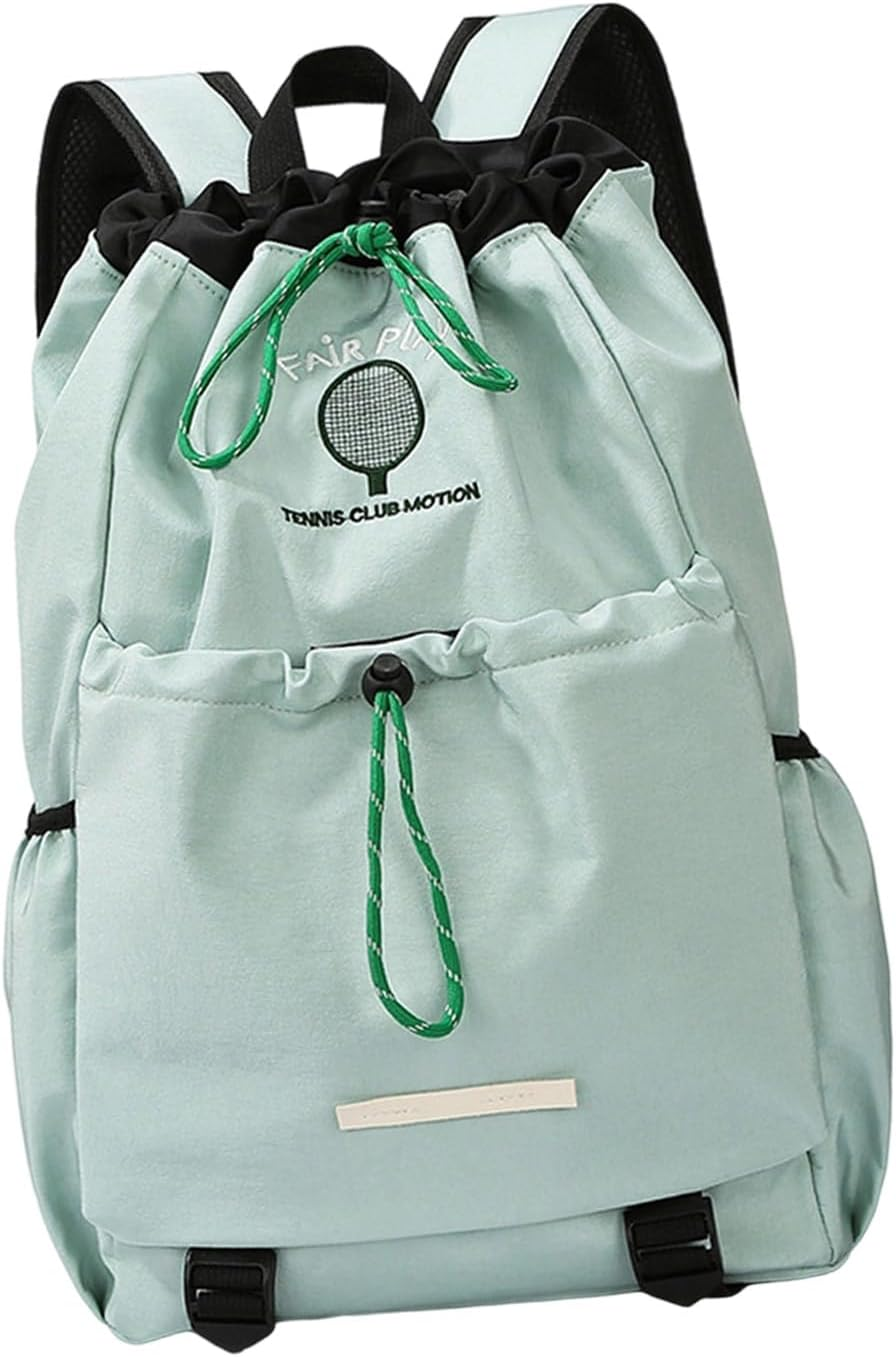 Drawstring Backpack with Yogas Mat Strap Swimming String Sackpack for Sport Gym Beach Travel Laptop Backpacks Tennis Bag Sports Gym Swim String Bag