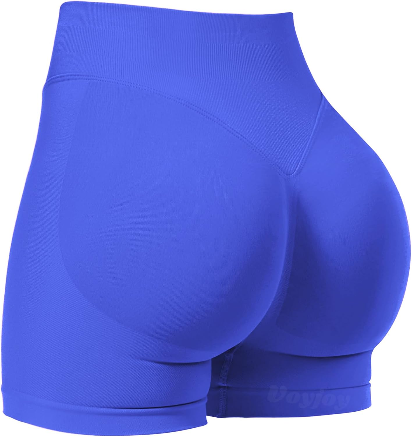 'VOYJOY Women Workout Impact Shorts 3.6''/ 4.5''/ 6'' Scrunch Butt Lifting Gym Shorts Seamless Booty Biker Shorts' image number 6
