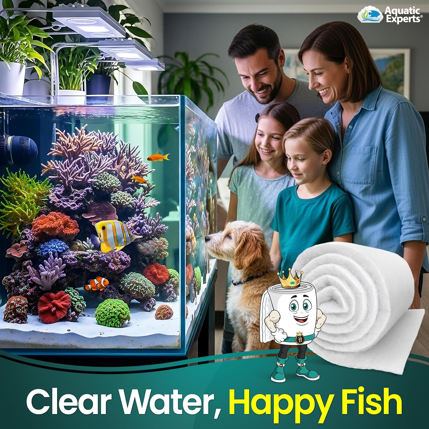 Aquarium Filter Pad - Premium True Dual Density 12" by 72" by 3/4 to 1" Aquarium Filter Media Roll for Crystal Clear Water image number 4