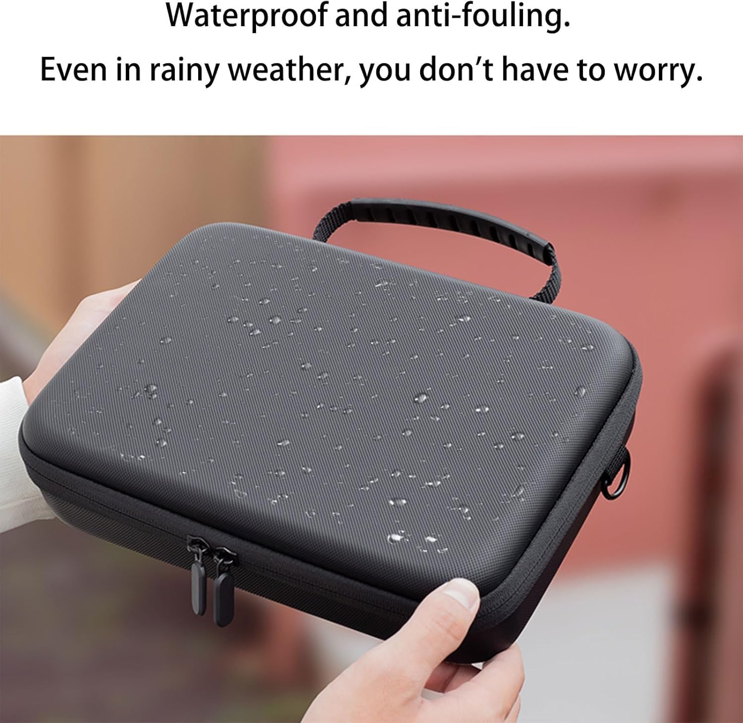 For Osmo Action 6 Carrying Storage Case, Surface Waterproof Travel Portable Hard Shell Bag, Compatible with DJI Osmo Action 6 Adventure Combo Outdoor Travel Accessories Kit image number 2