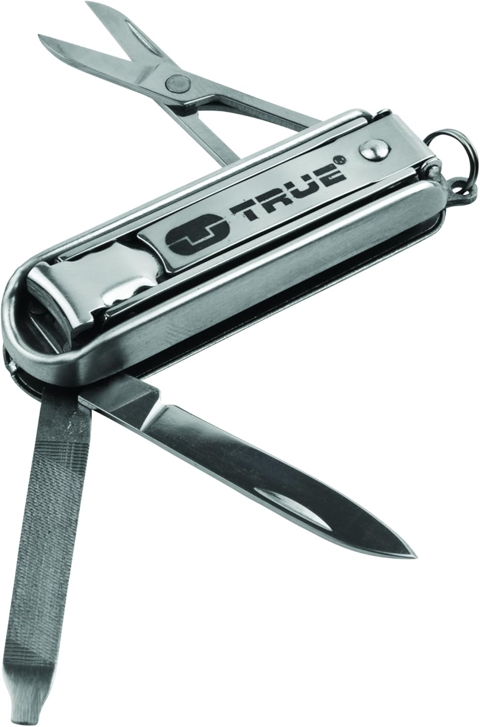 True Utility Nailclipkit: Cliptool Mitstabilen Und Scharfen Nagerknipser, Schere, Nagels&auml;uberer, Nagelfeile, Nagelknipser Und Messer image number 3