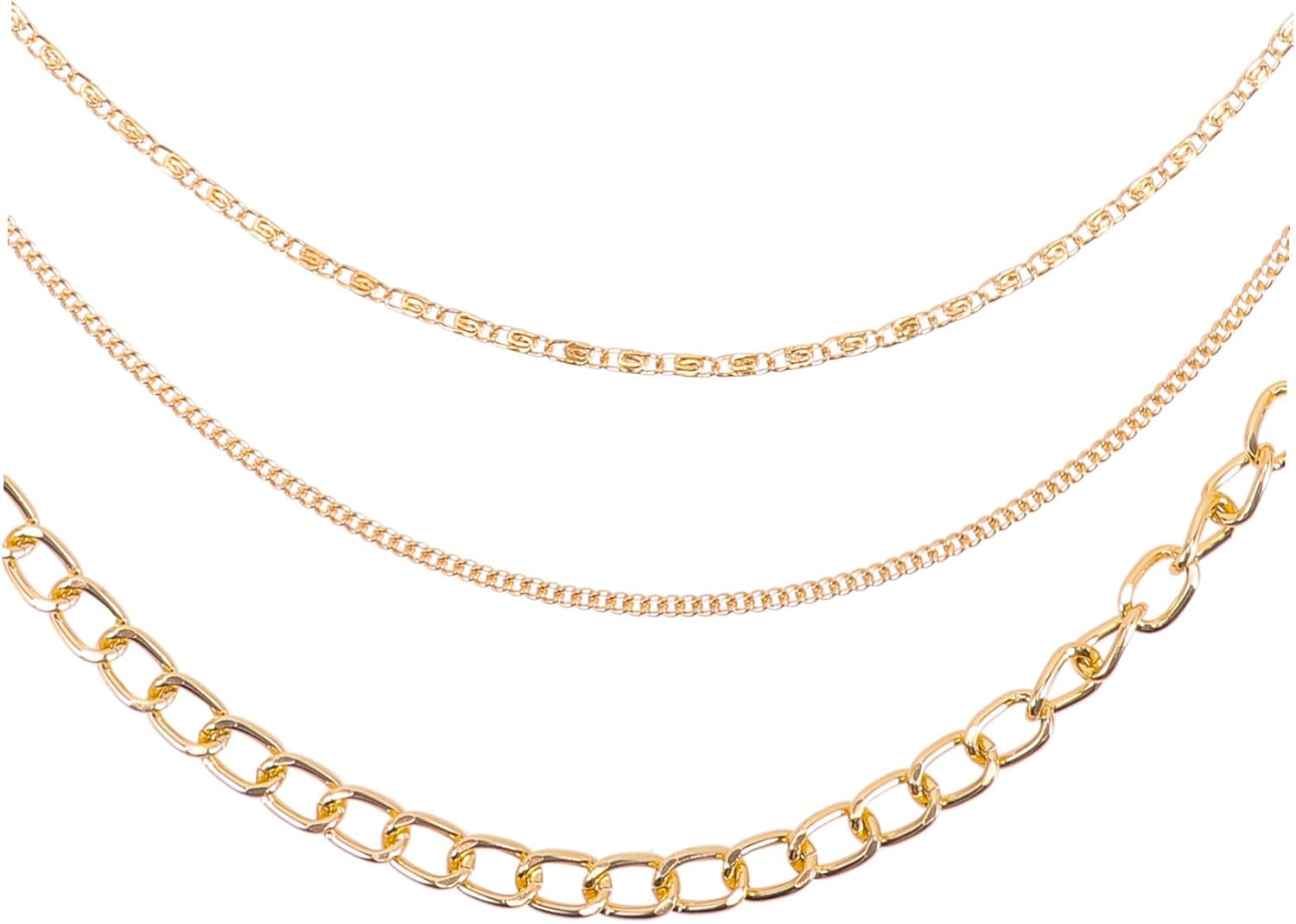 POPETPOP 2Pcs Metal Pants Chain for Men and Women Wear-Resistant Decorative Jeans Chains with Lobster Clasps Punk Style Hanging Wallet and Keychain Accessories for Jackets and Bags