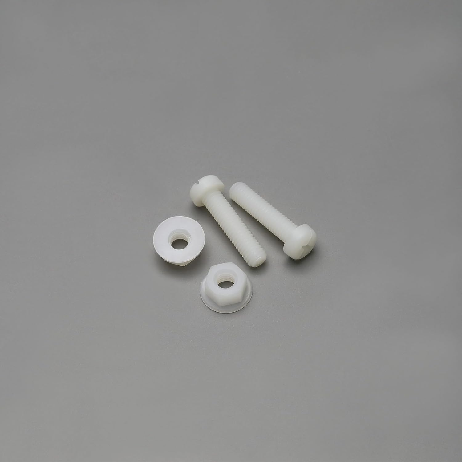 Emagtech 30 Sets Plastic License Plate Screws with Hex Nuts M6 Car Number Plate Fixing Fitting Fasteners for Car Auto Motorcycle Supplies (15 Sets Black & 15 Sets White) image number 3