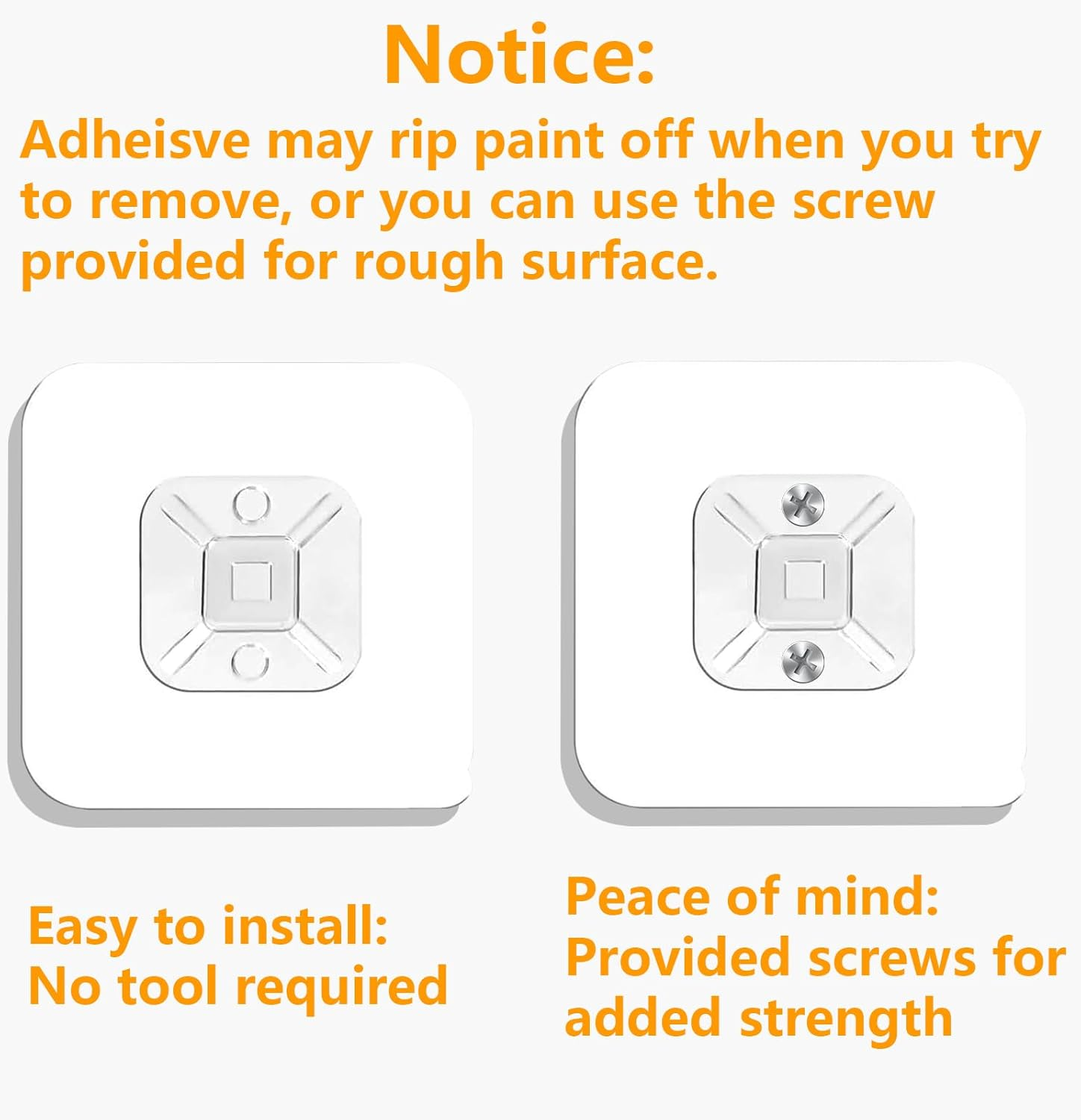 No Drill Metal Furniture Anchors (10 Packs) for Baby Proofing, 14" Adhesive Anti-Tip Furniture Wall Safety Straps for Child, Keep Toddlers & Pets Safe from Falling Furniture like Dresser & Bookshelf image number 1