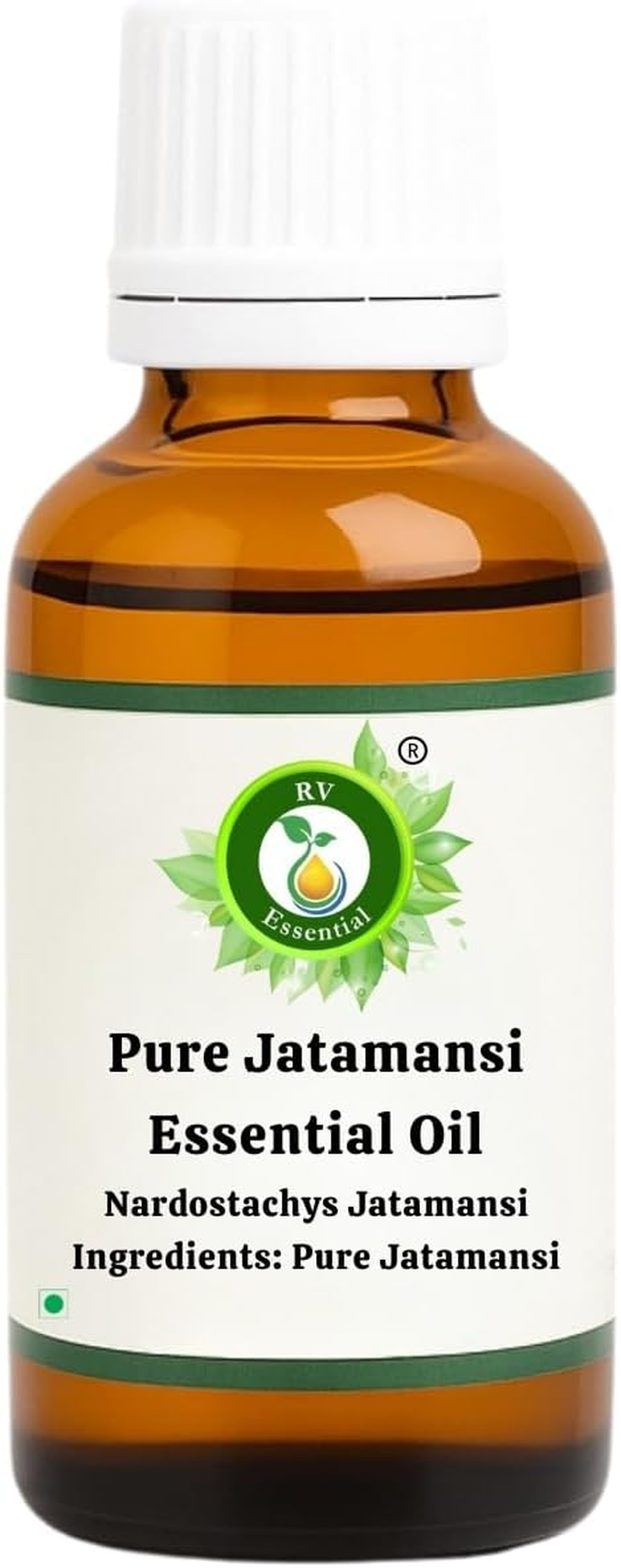 Jatamansi Essential Oil | Nardostachys Jatamansi | 100% Pure Natural | Nardostachys Jatamansi Oil | Jatamansi Oil for Hair | Steam Distilled | 10Ml | 0.338Oz by R V Essential