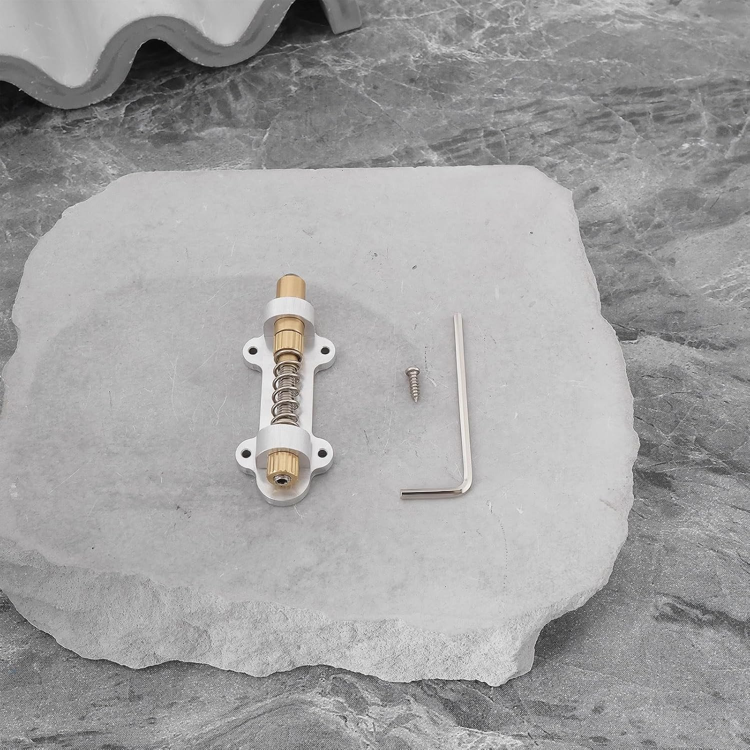 1Pc Guitar Brass Tremolo Stabilizer Tremolo Arming Adjuster for Tremolo Bridge Systems Compatible with Floyd Rose Compatible with Fender Compatible with Gotoh (Single)