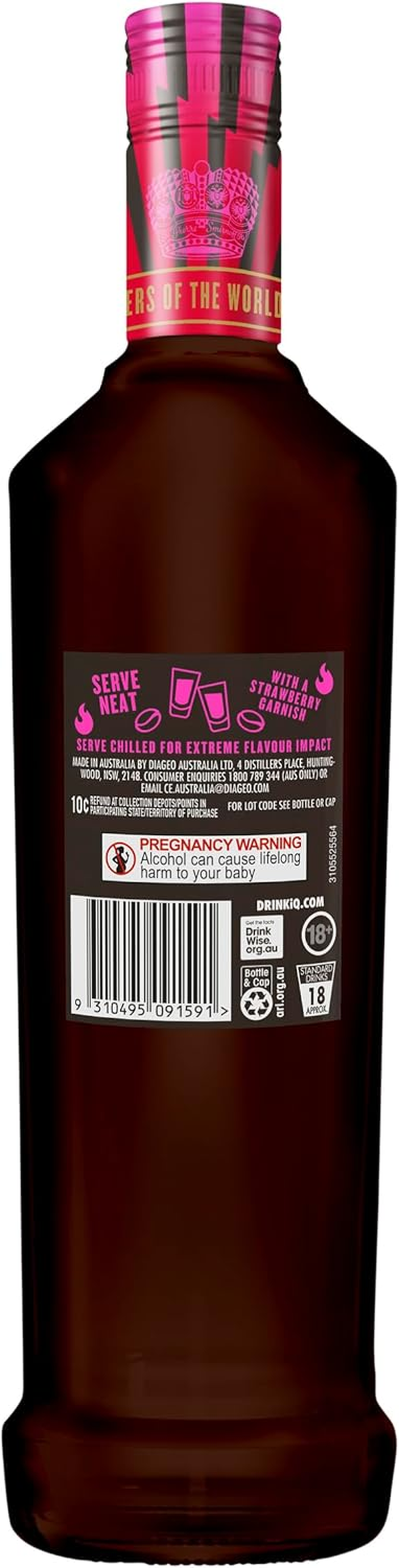 Smirnoff Sensations Espresso Fire 700Ml image number 1