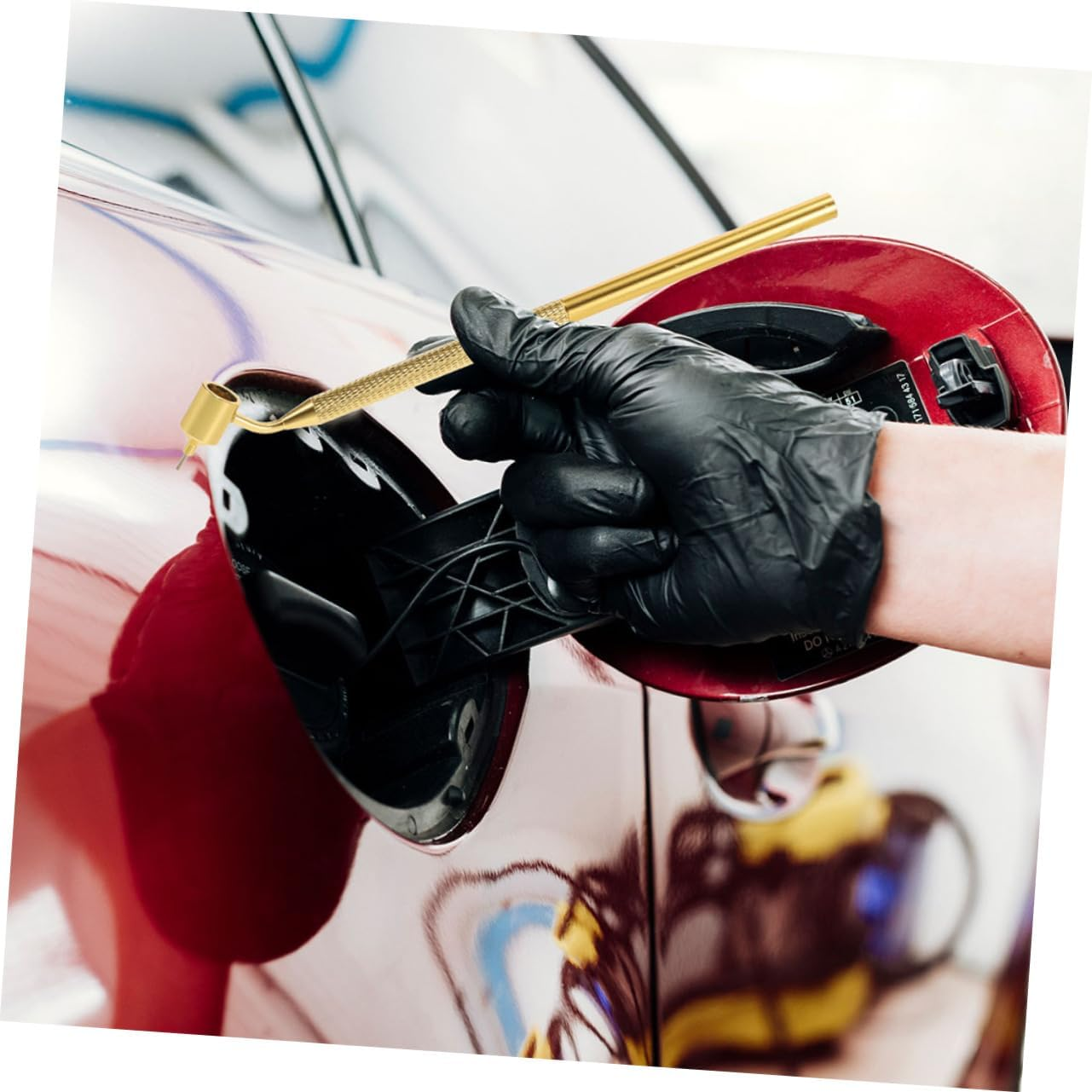 2Pcs Car Scratch Remover up Pen for Car Scratch Repair Slant Tip for Fine Detailing image number 2