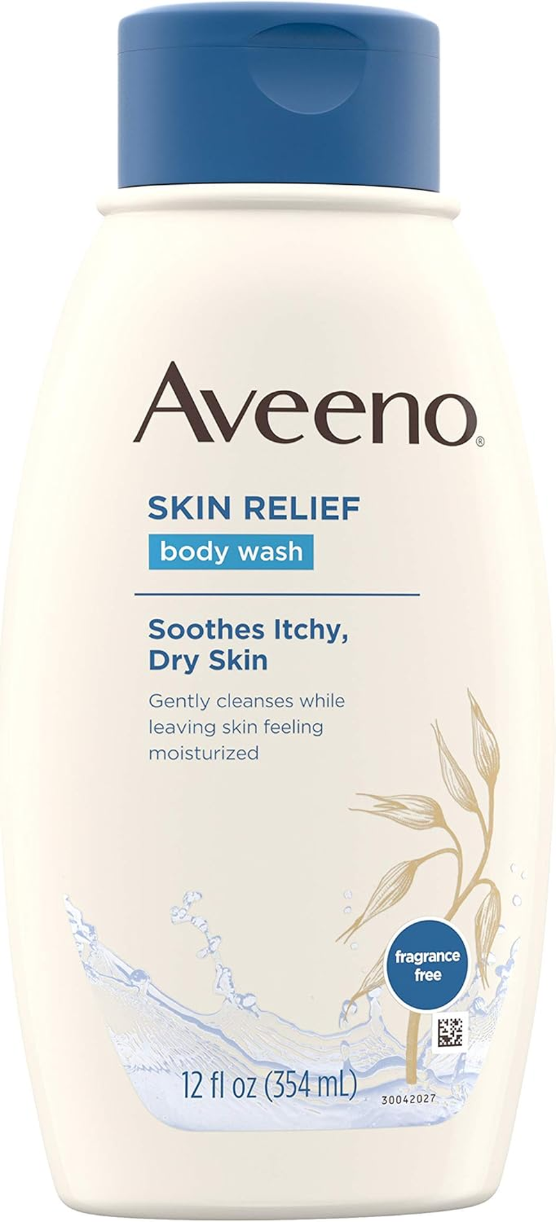 Aveeno Active Naturals - Skin Relief Body Wash - Fragrance Free - Net Wt. 12 FL OZ (354 Ml) per Bottle - Pack of 2 Bottles image number 3