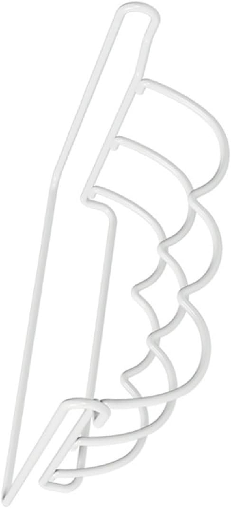 COLLBATH White Metal Beer Storage Rack Fridge Organizer under Shelf Bottle Holder Space-Saving Kitchen Refrigerator Wine and Water Bottle Organizer for Home image number 2