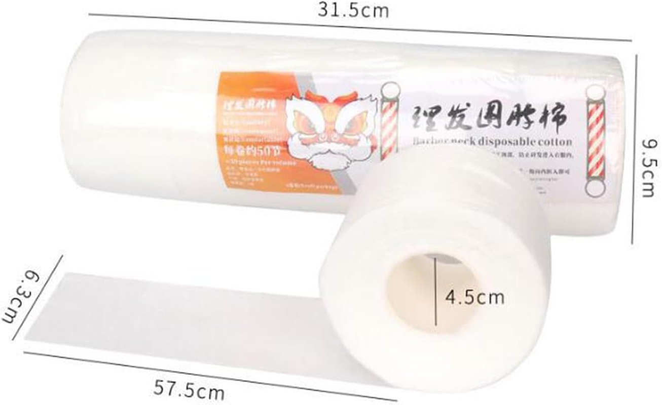 Eigell 5Pcs Barber Neck Strips,Hairdressing Tools,Disposable,Flexible Barber Shop Supplies Hair Cutting Accessory for Hair Cutting Beauty Services image number 1