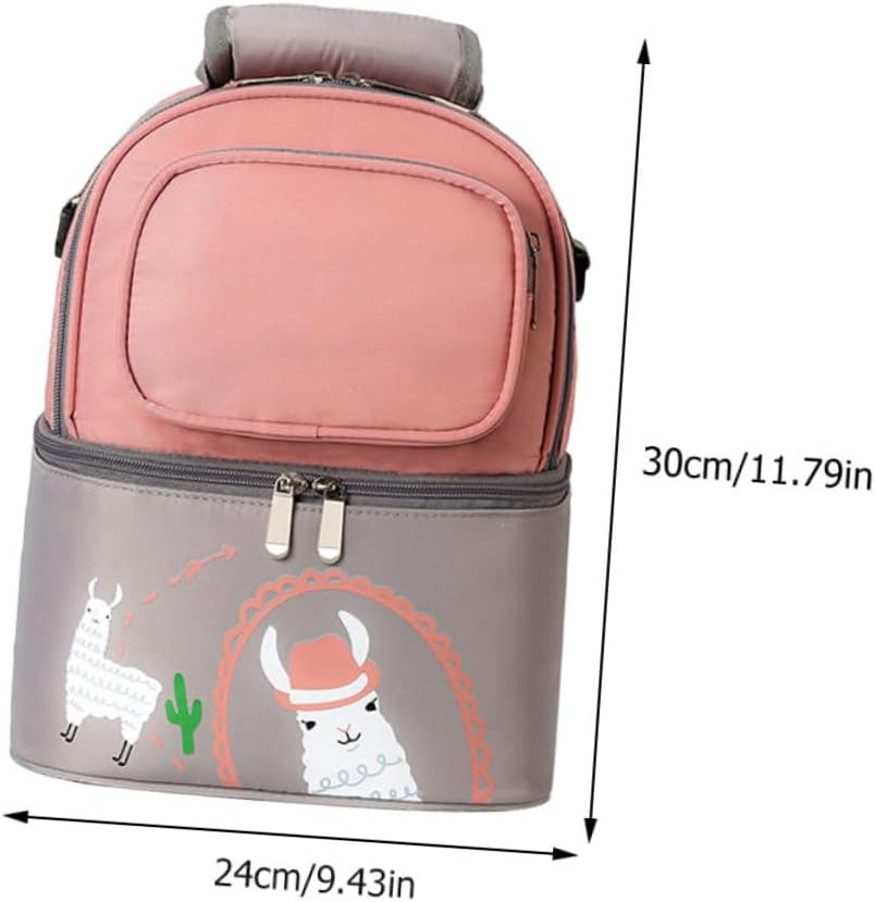 Diaper Bag Compatible Insulated Ice Pack Portable Storage Pouch for Breast Pump Bottle Milk Storage Comfortable Shoulder Straps for Mom image number 3