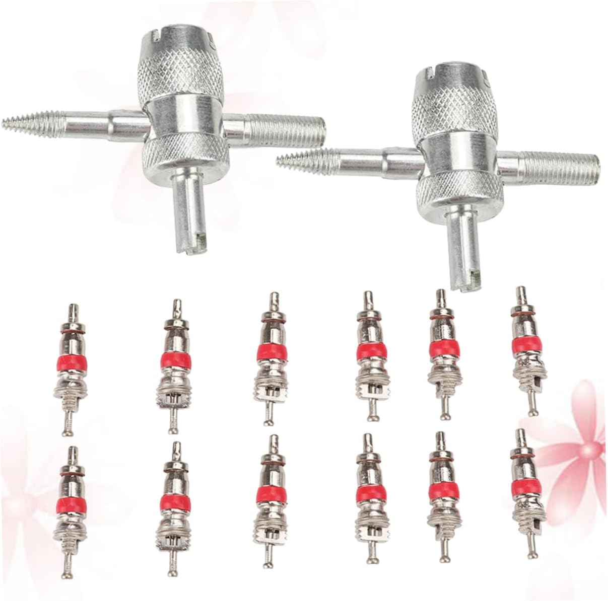 Beatifufu Automotive Tire Valve Core Kit Detaching Tools Car Truck Motorcycle Accessories