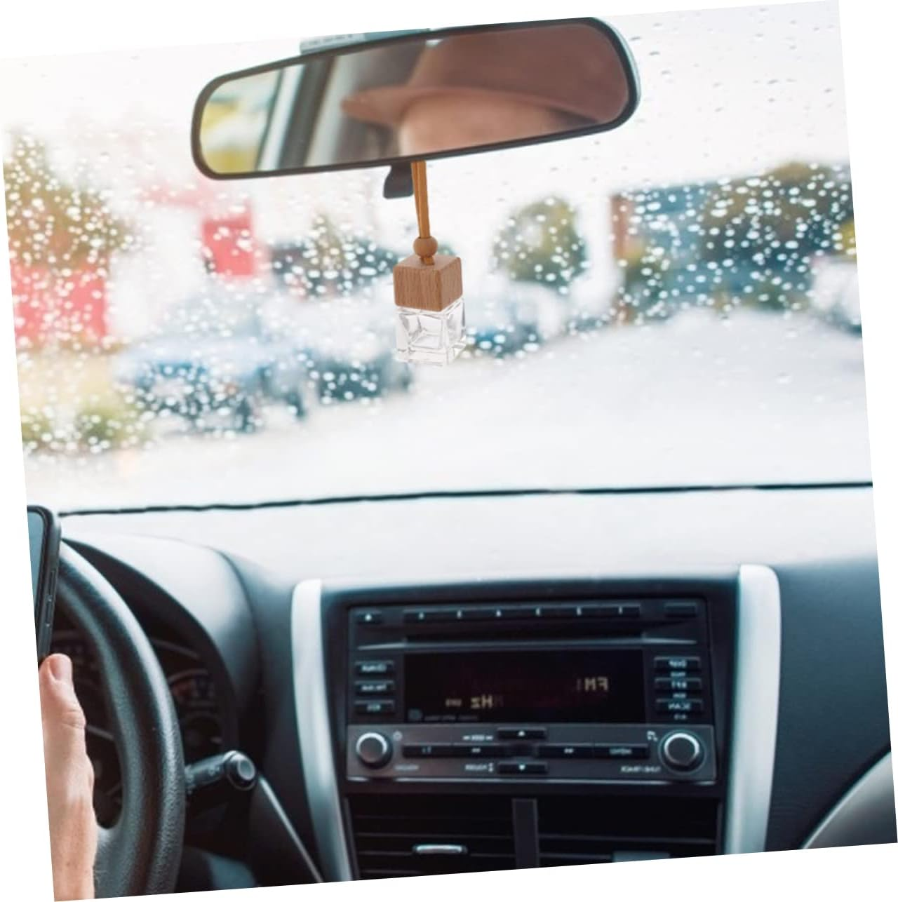 ERINGOGO 2Sets 6-Pack Car Hanging Aromatherapy Bottles Perfume Bottle Pendant Car Air Freshener Decorative 6Pcs*2 image number 4