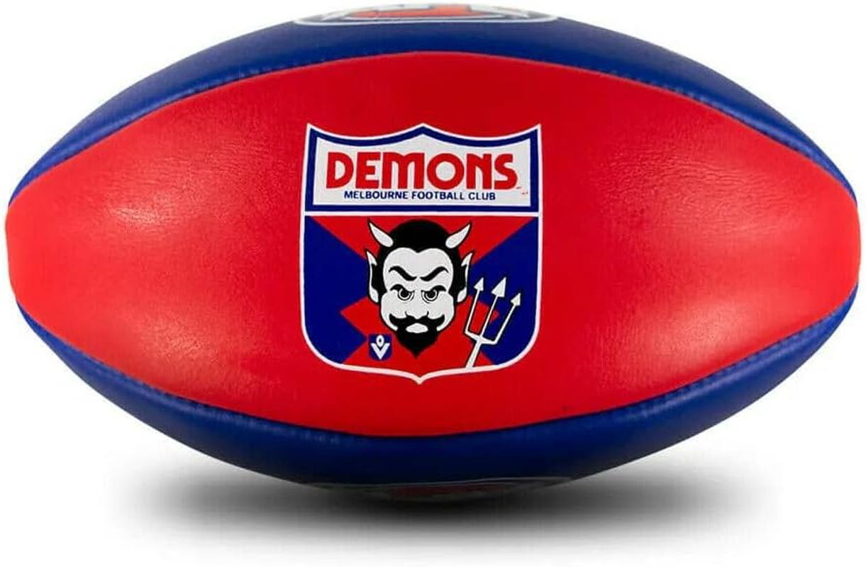 Melbourne Demons Leather Football - Size 5 image number 2
