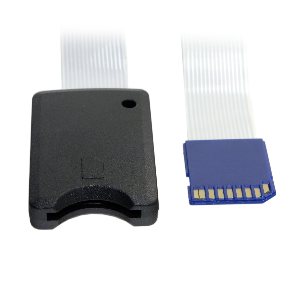 JSER Standard SD SDHC Memory Card Kit Male to SD Female Extension Soft Flat FPC Cable Extender 25Cm image number 5