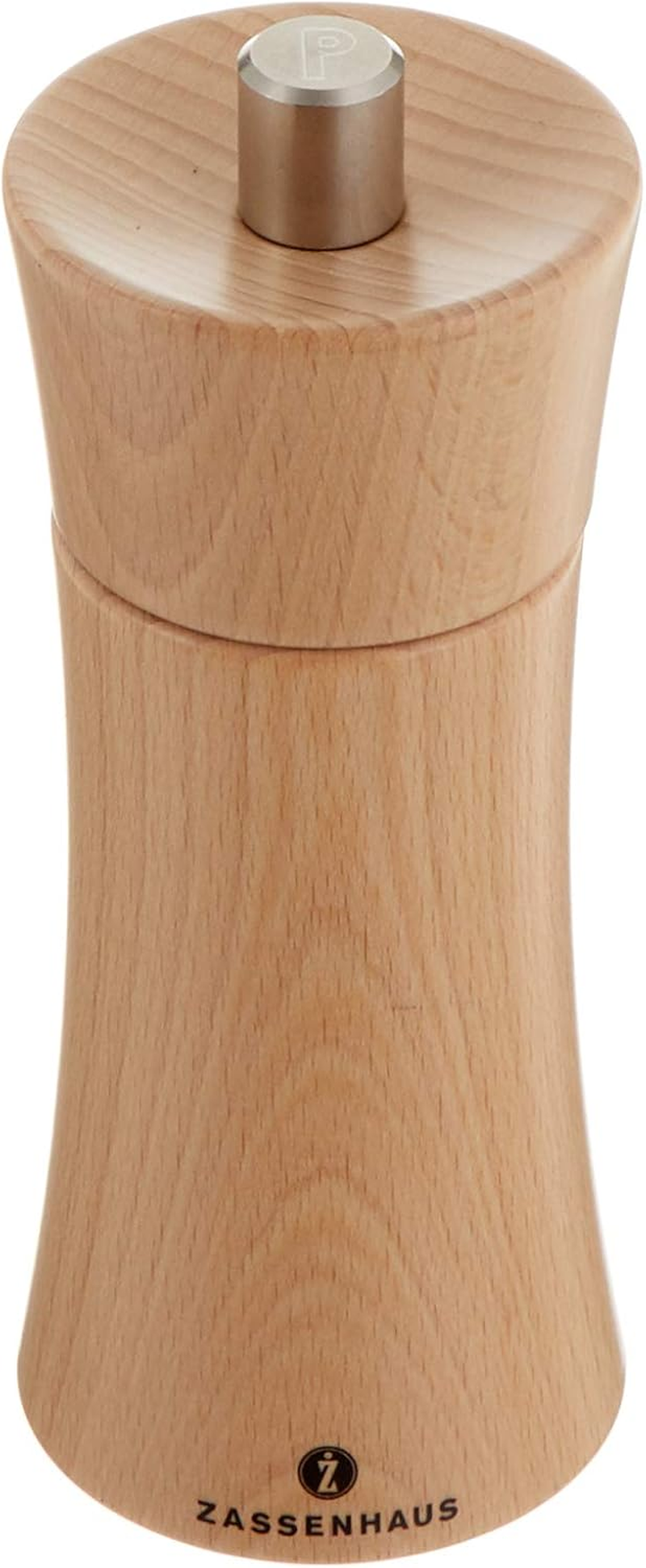 Zassenhaus ZAS-021080 Frankfurt Pepper Mill, Natural Beech, ZAS-021080