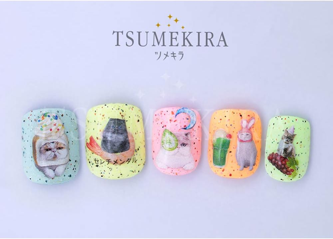 TSUMEKIRA NN-DXD-103 Nail Stickers, Dog X Daisy, Produce 2, Playful Cats image number 3