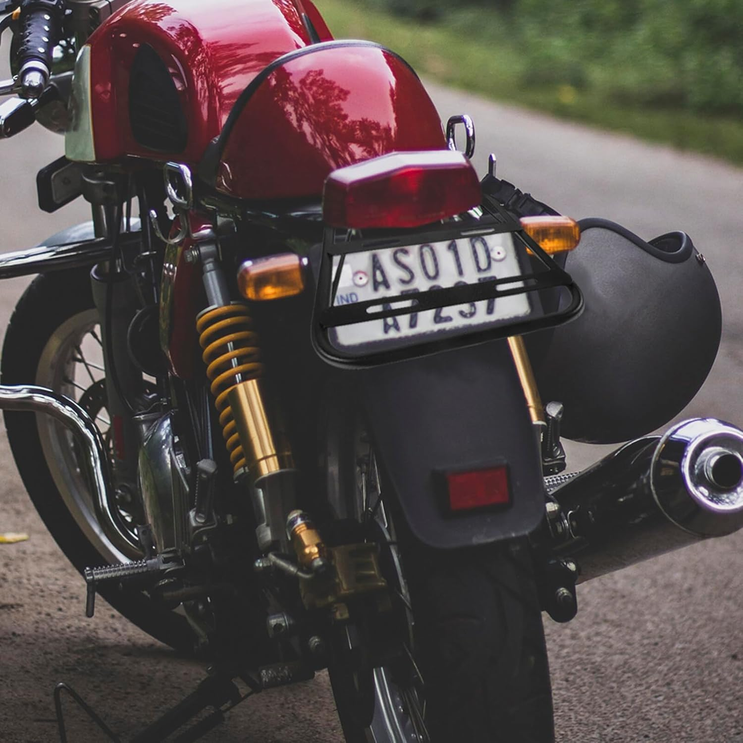 Sosoport Electric Car Trunk Bracket Aluminum Alloy Material Multi-Function Motorbike Carrier Rack Convenient Back Holder for Daily Use Detachable Design Wear-Resistant Motorbike