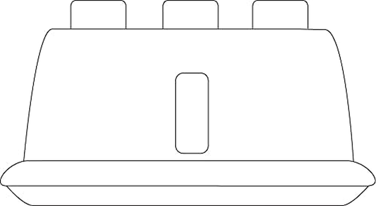 For Mitsubishi Triton Dual Cab 2006-2015 TRADIES Rear Heavy Duty Grey Canvas Rear Seat Covers image number 3