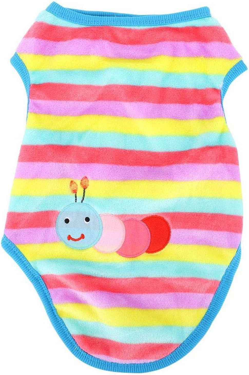 EVTSCAN Breathable Warm Pet Dog Cat Winter Sweater Coat Jacket Clothes Rainbow Cartoon Pattern(S) image number 4