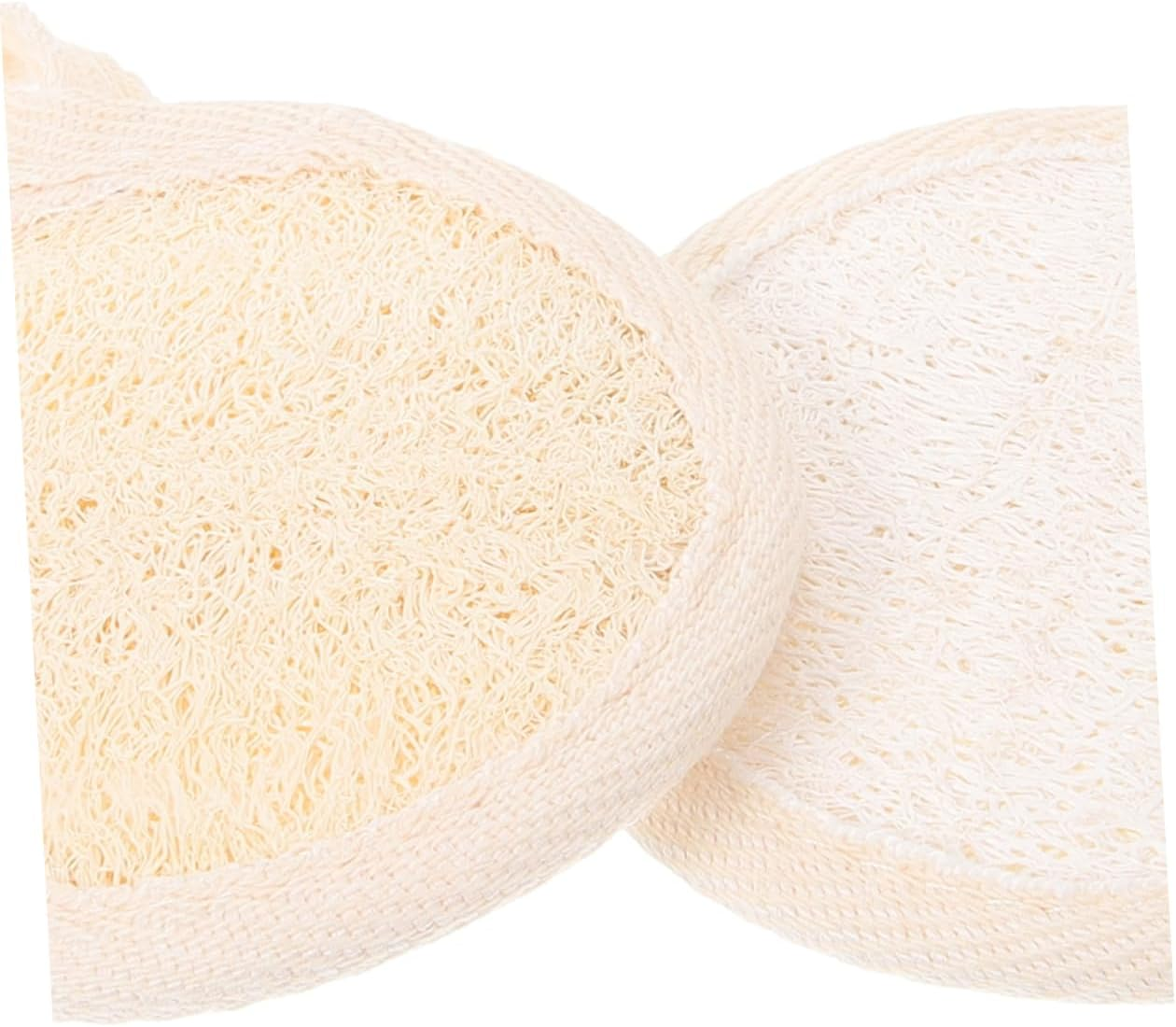 Minkissy 3Pcs Cotton and Linen Mud Bath Loofah Face Scrubber Exfoliating Pads for Facial Cleaning in Shower image number 6