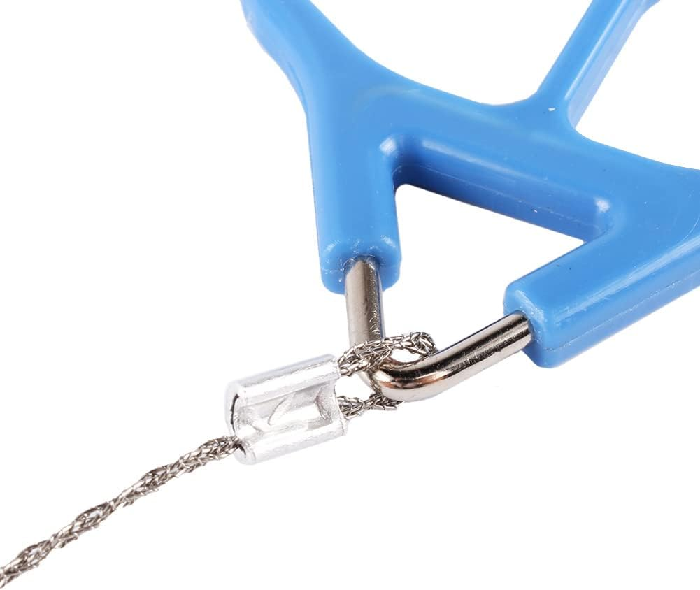 Wire Saw, High Strength Steel Saw, Pocket Chainsaw String, Mini Serrated Cutting Cable, Emergency Chainsaw Survival Kit for Backpacking Gear/Camping/Hunting/Hiking/Trees Cutting image number 4