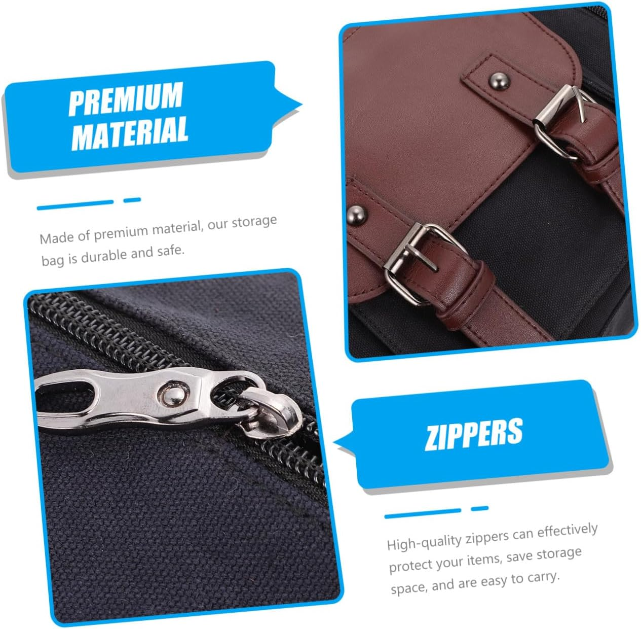 VALICLUD Large Capacity Canvas Travel Bag Luggage Bag for Clothes Organizer Portable for Travel Luggage Gear image number 1