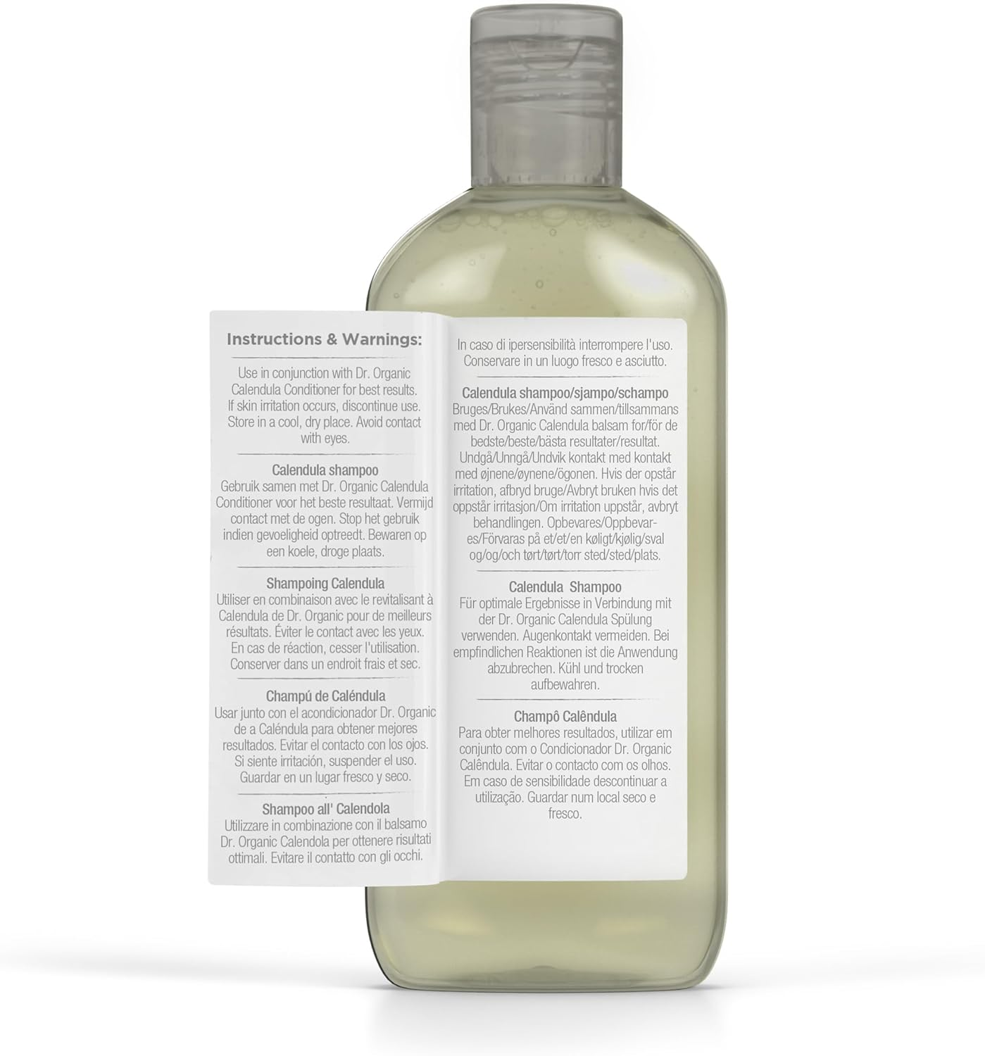 Dr Organic Calendula Shampoo, Fragrance Free, Sensitive Skin, Mens, Womens, Natural, Vegan, Cruelty-Free, Paraben & Sls-Free, Organic, 265Ml, Packaging May Vary image number 2